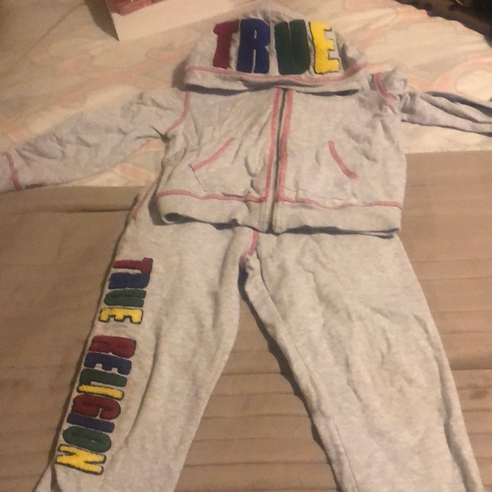 Kids true religion sweatsuit